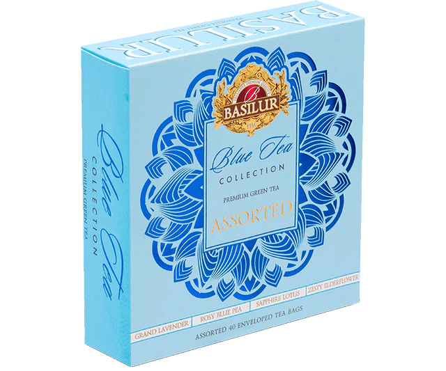 Té azul surtido 40 bolsitas Basilur