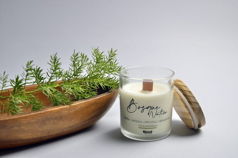 Vela bosque nativo 190ml Mood