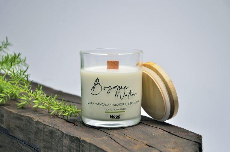 Vela bosque nativo 190ml Mood