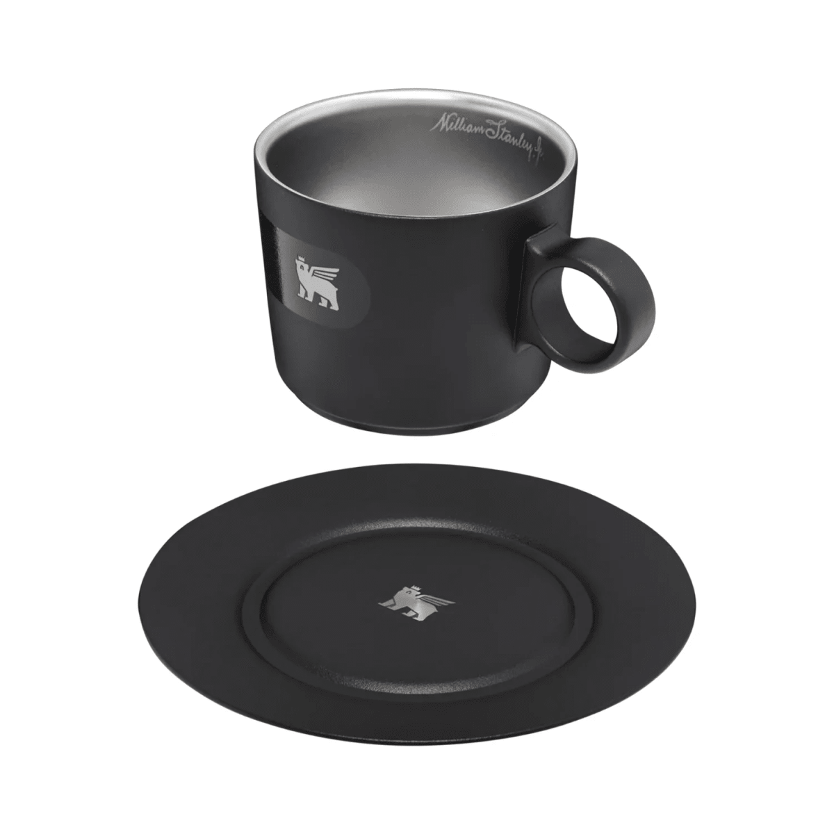 Taza de Capuccino Daybreak con Plato 192 ml Stanley Negro