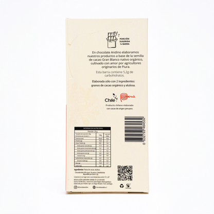 Barra de Chocolate Keto Andino 65%