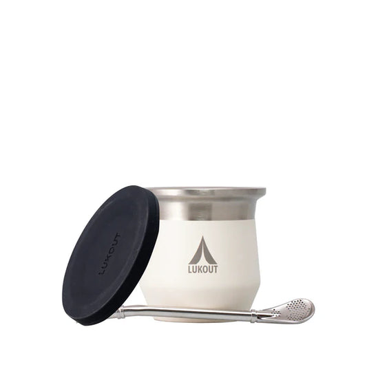 Mate térmico 170 ml + Tapa para mate incluida Cream Lukout