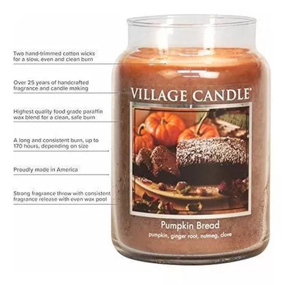 VELA GRANDE 602 GRS VILLAGE CANDLES COFFEE BEAN