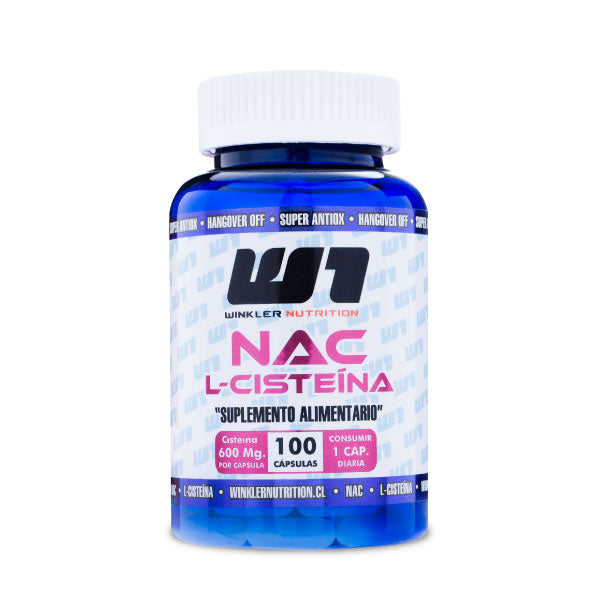 NAC L Cisteína (N Acetyl Cysteine) 600mg 100 cáps. Winkler