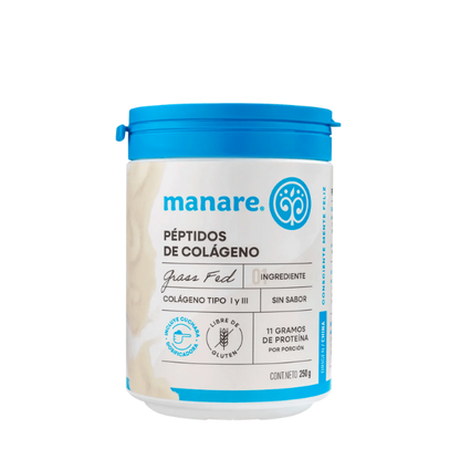 Péptidos de Colágeno Hidrolizado 250gr Manare
