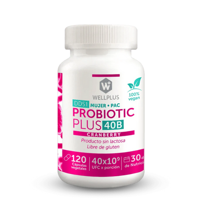 Probiotic Plus 40b 60caps Wellplus