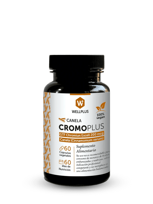 Cromo plus canela 60caps Wellplus