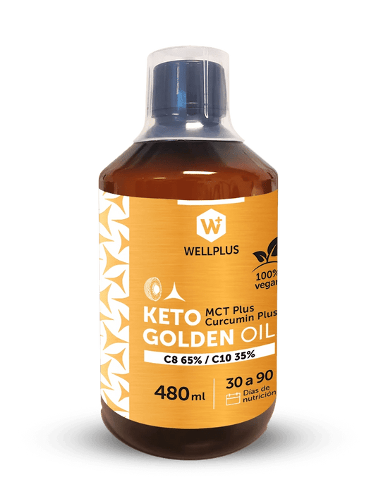 Keto golden oil MCT 480ml Wellplus