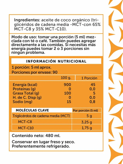 Keto oil MCT plus 480ml Wellplus