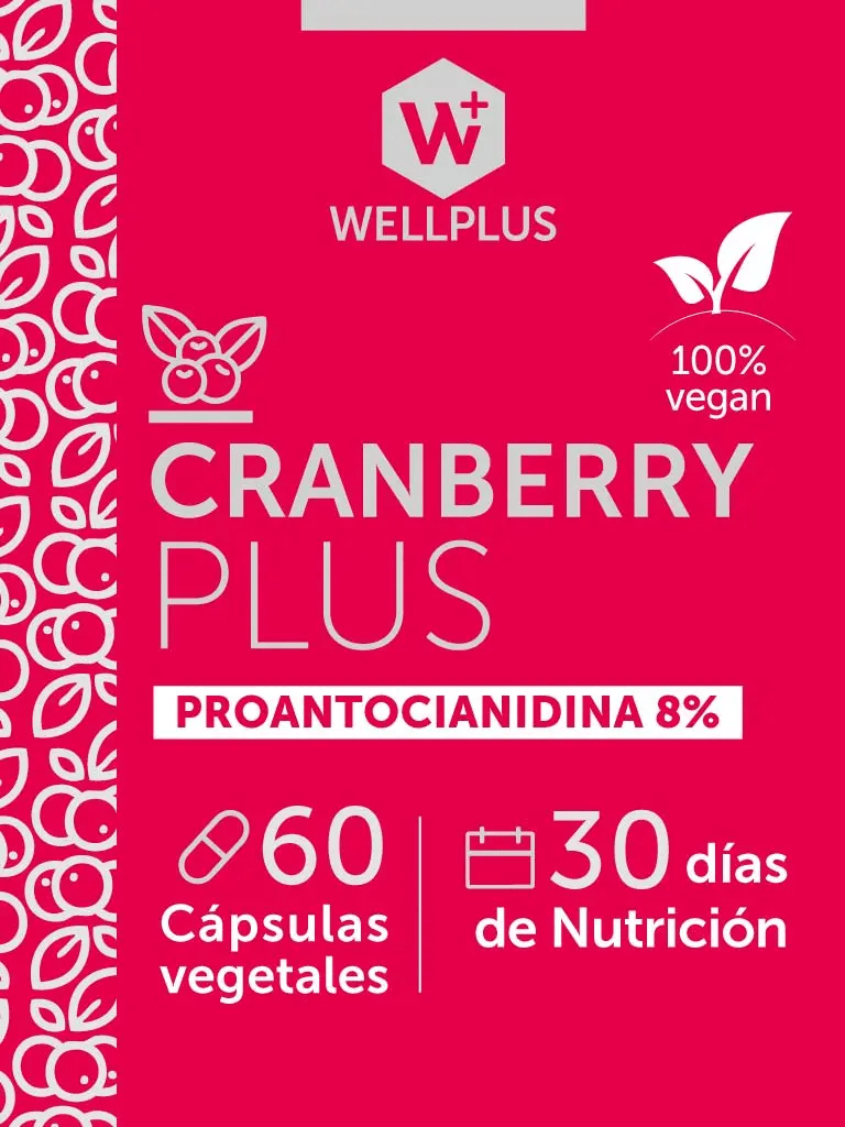 Cranberry plus 500mg 60caps Wellplus
