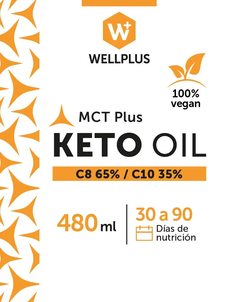 Keto oil MCT plus 480ml Wellplus