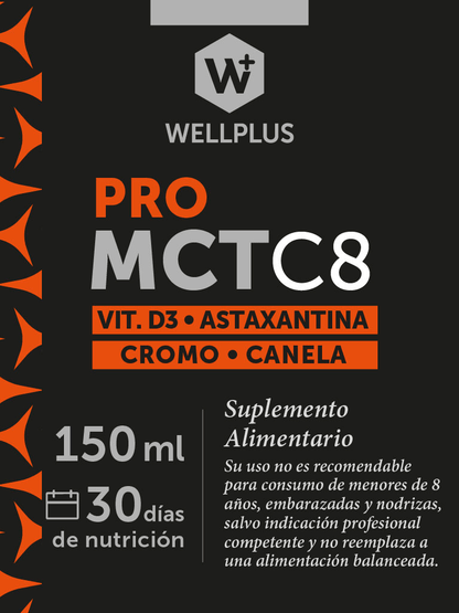 MCT C8 Pro 150ml Wellplus