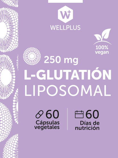L Glutatión liposomal 60caps Wellplus