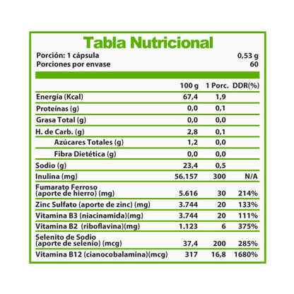 Multivegan B complex B12 60caps Revitta