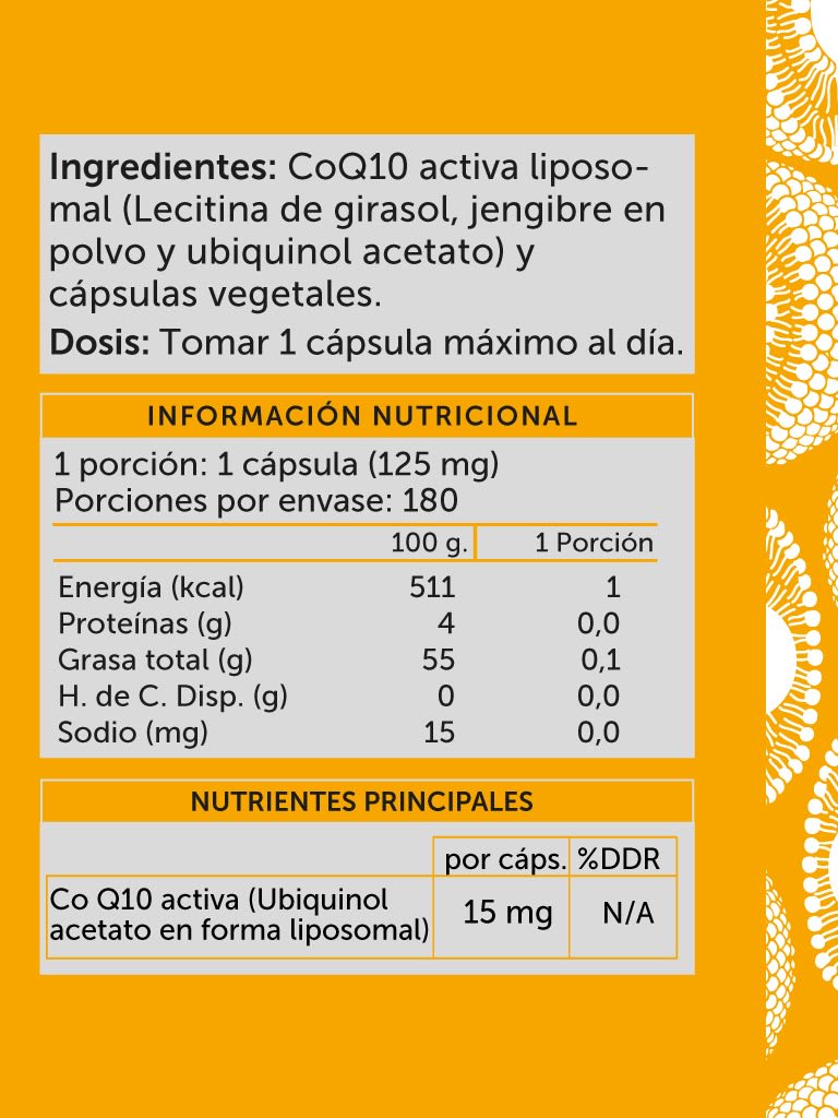 CoQ10 activa liposomal ubiquinol 180caps Wellplus