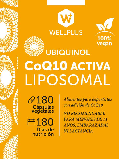 CoQ10 activa liposomal ubiquinol 180caps Wellplus