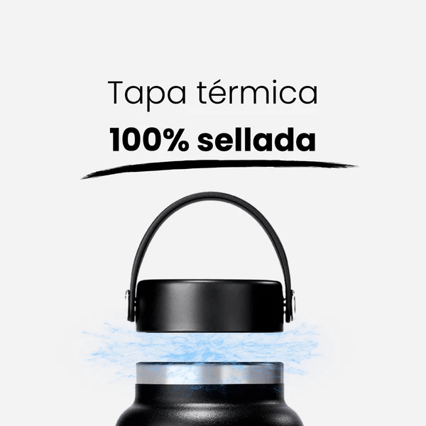 Botella térmica Boca clásica 750 ml Lukout Verde Agua