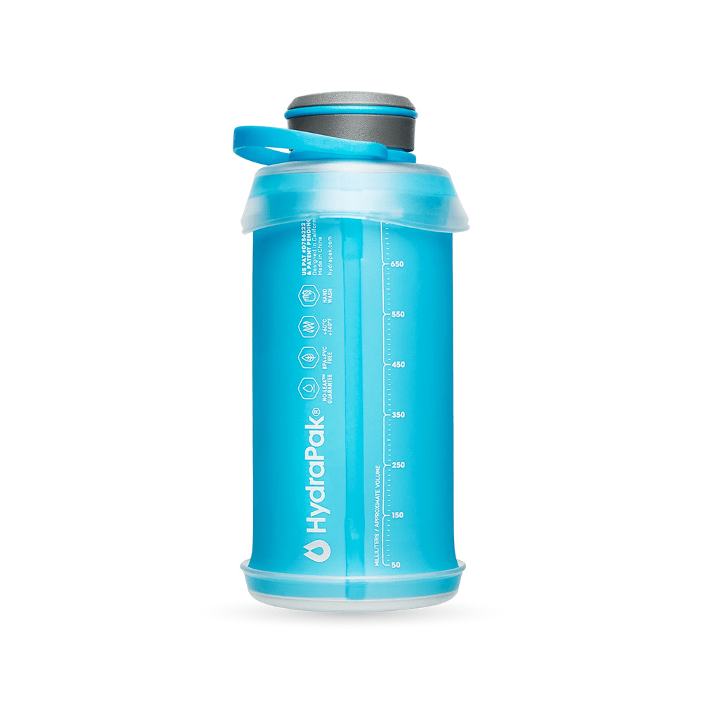 Botella de hidratacion flexible Hydrapak stash tm 2,0 750ml Celeste