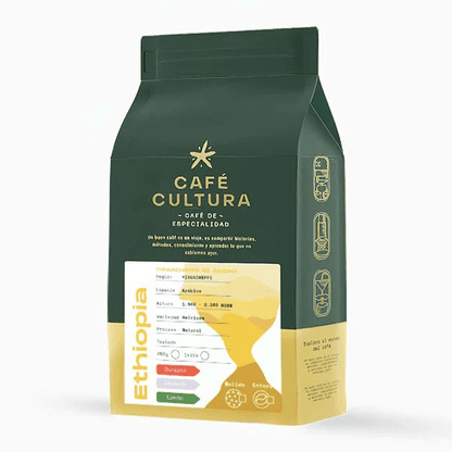 Café Ethiopia yirgacheffe g1 aricha molido 1gr Cultura