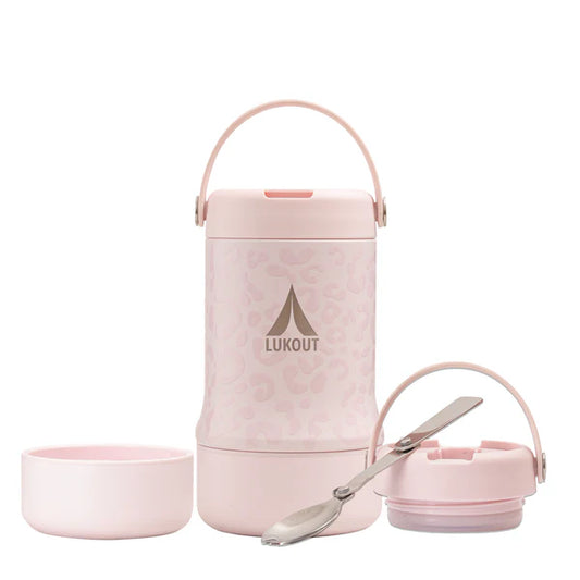 Termo de Comida 591 ml Lukout Animal Pink