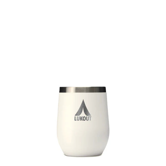 Mate térmico con Bombilla 350 ml cream Lukout
